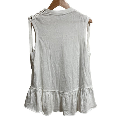 レッドヴァレンティノ レースノースリーブカットソー