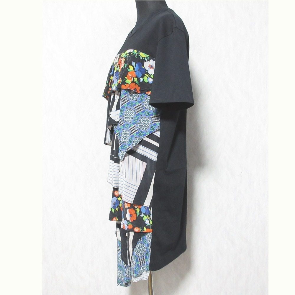 MSGM パッチワーク Tシャツ ドレス