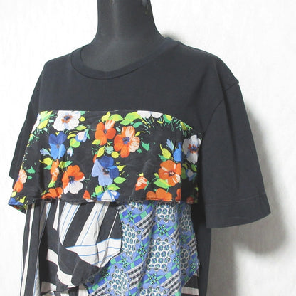 MSGM パッチワーク Tシャツ ドレス