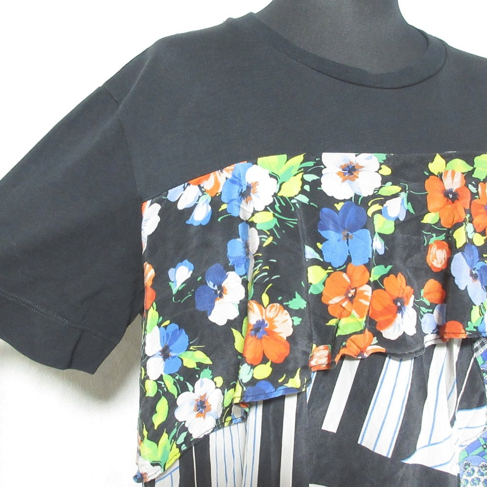 MSGM パッチワーク Tシャツ ドレス