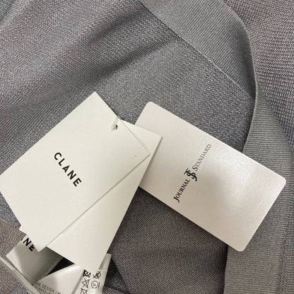 CLANE シアー V ネック ニット トップ