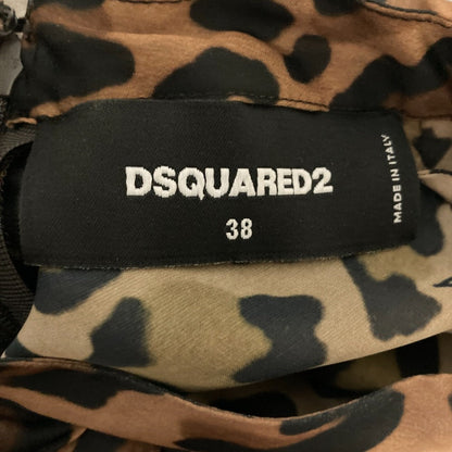 Dsquared2 レオパード シアー ブラウス