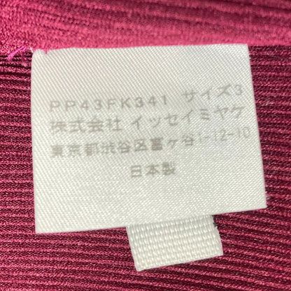 プリーツプリーズイッセイミヤケ 変形カットソー