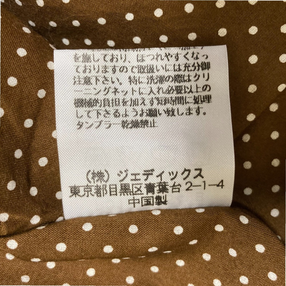 ピンクハウス ドットノースリーブフリルブラウス