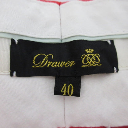 Drawer コットン テーパード パンツ