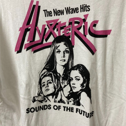 ヒステリックグラマー SOUND OF THE FUTURE コットンオーバーサイズTシャツ
