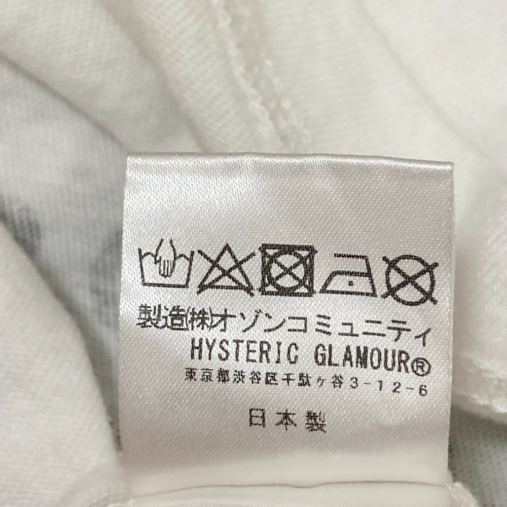 ヒステリックグラマー SOUND OF THE FUTURE コットンオーバーサイズTシャツ