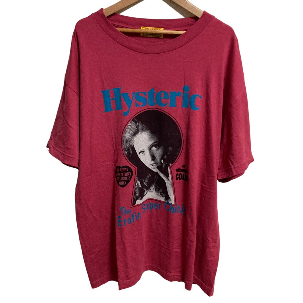 ヒステリックグラマー EROTIC CHICKS コットン 半袖Tシャツ