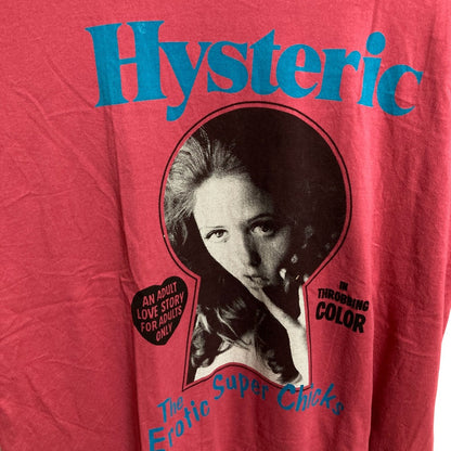 ヒステリックグラマー EROTIC CHICKS コットン 半袖Tシャツ