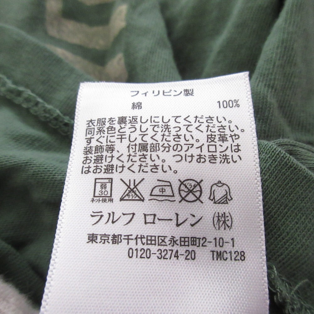 ポロラルフローレン インディアンプリント コットン半袖Tシャツ