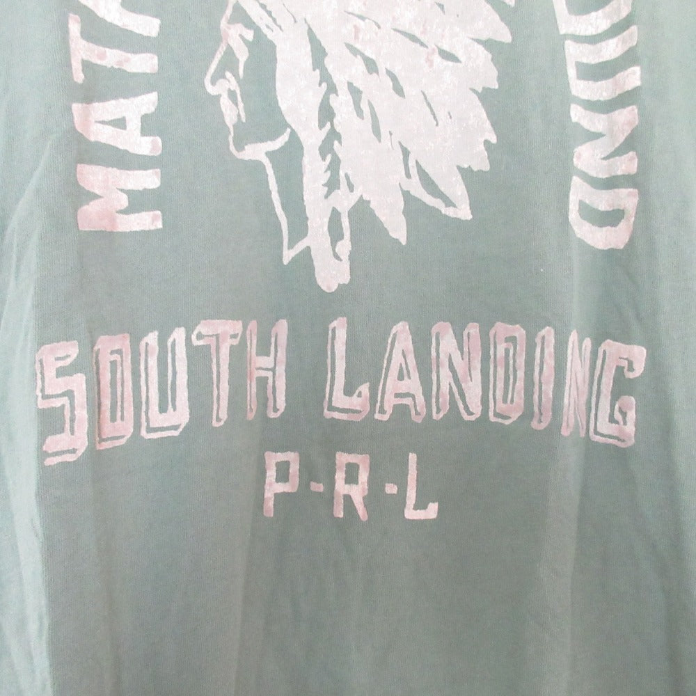 ポロラルフローレン インディアンプリント コットン半袖Tシャツ