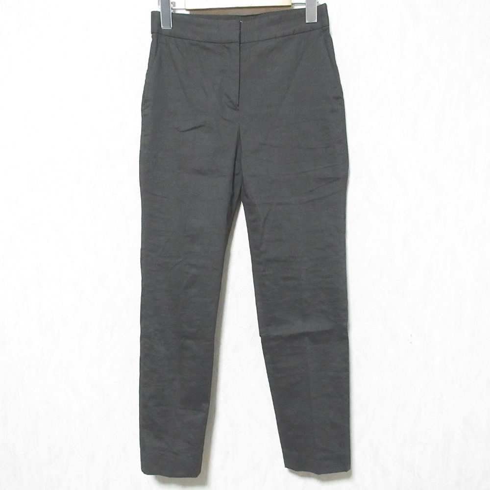 セオリーリュクス ECO CRUNCH WASH リネン ストレッチ パンツ