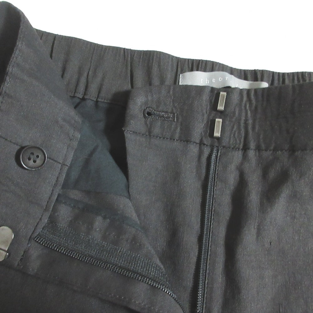 セオリーリュクス ECO CRUNCH WASH リネン ストレッチ パンツ