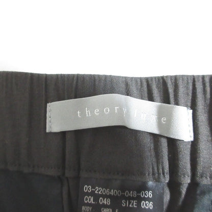 セオリーリュクス ECO CRUNCH WASH リネン ストレッチ パンツ