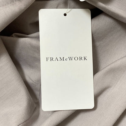 FRAMeWORK 麻混スラブ2wayスカートパンツ