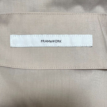 FRAMeWORK 麻混スラブ2wayスカートパンツ