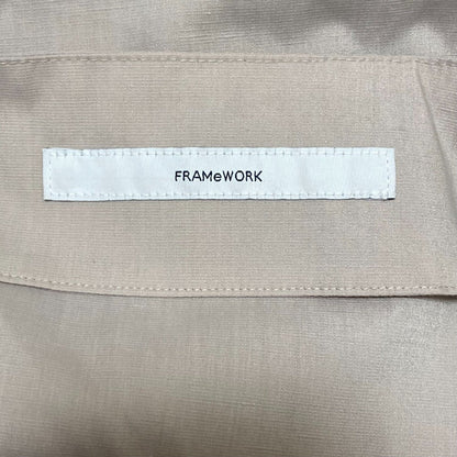 FRAMeWORK 麻混スラブ2wayスカートパンツ