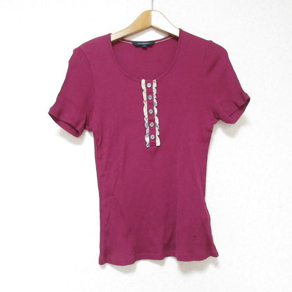 バーバリー ショート スリーブ ヘンリー ネック トップ