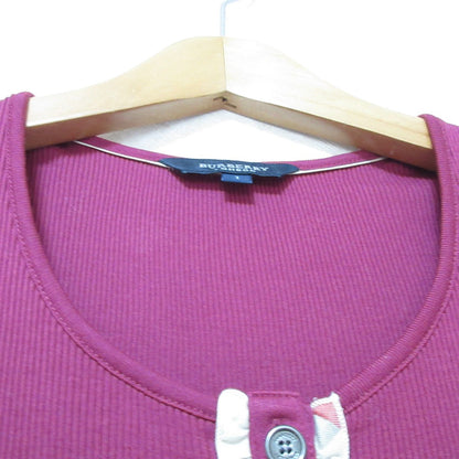 バーバリー ショート スリーブ ヘンリー ネック トップ