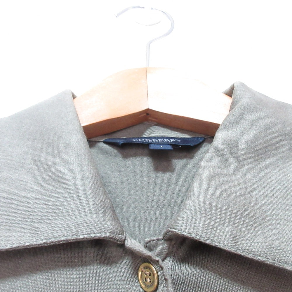 バーバリー フレンチ スリーブ ポロ シャツ トップ