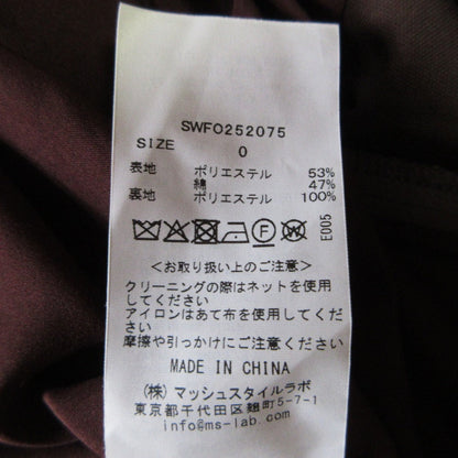 スナイデル レイヤード カラー ドレス