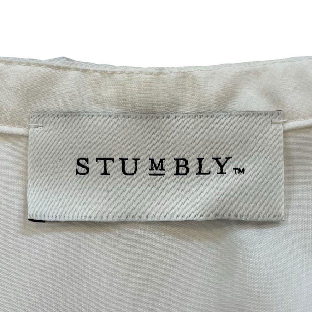 STUMBLY ラッフル カラー 長袖 ブラウス
