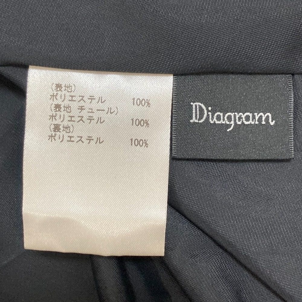 ダイアグラム プリーツ ドレス