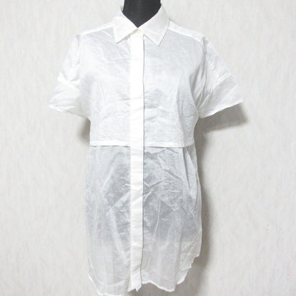ダイアグラム シアーカットシフォンシャツ