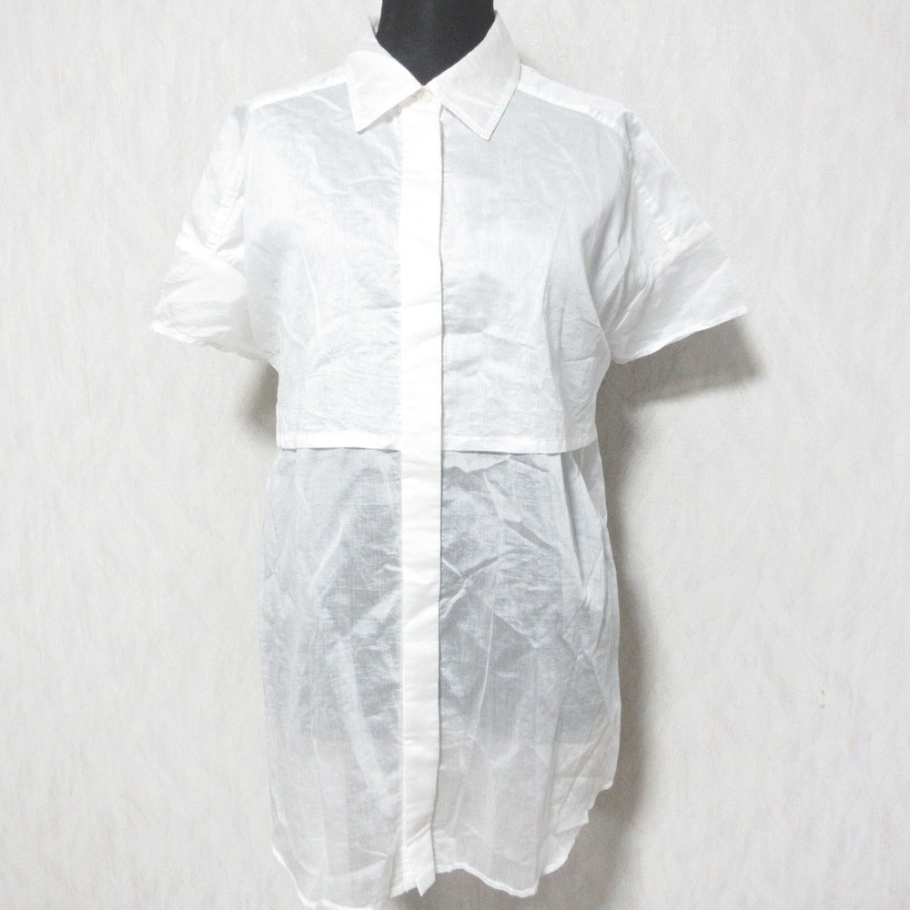 ダイアグラム シアーカットシフォンシャツ