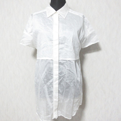 ダイアグラム シアーカットシフォンシャツ