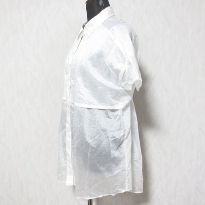 ダイアグラム シアーカットシフォンシャツ