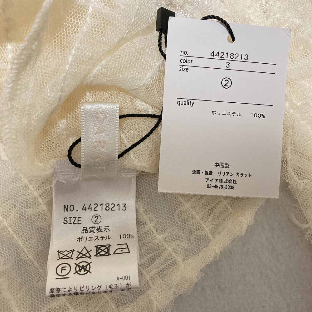 リリアンカラット レースアップシアーブラウス