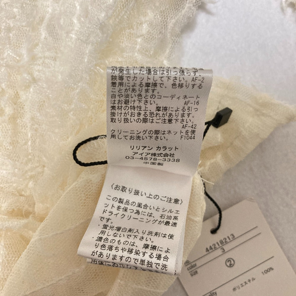 リリアンカラット レースアップシアーブラウス