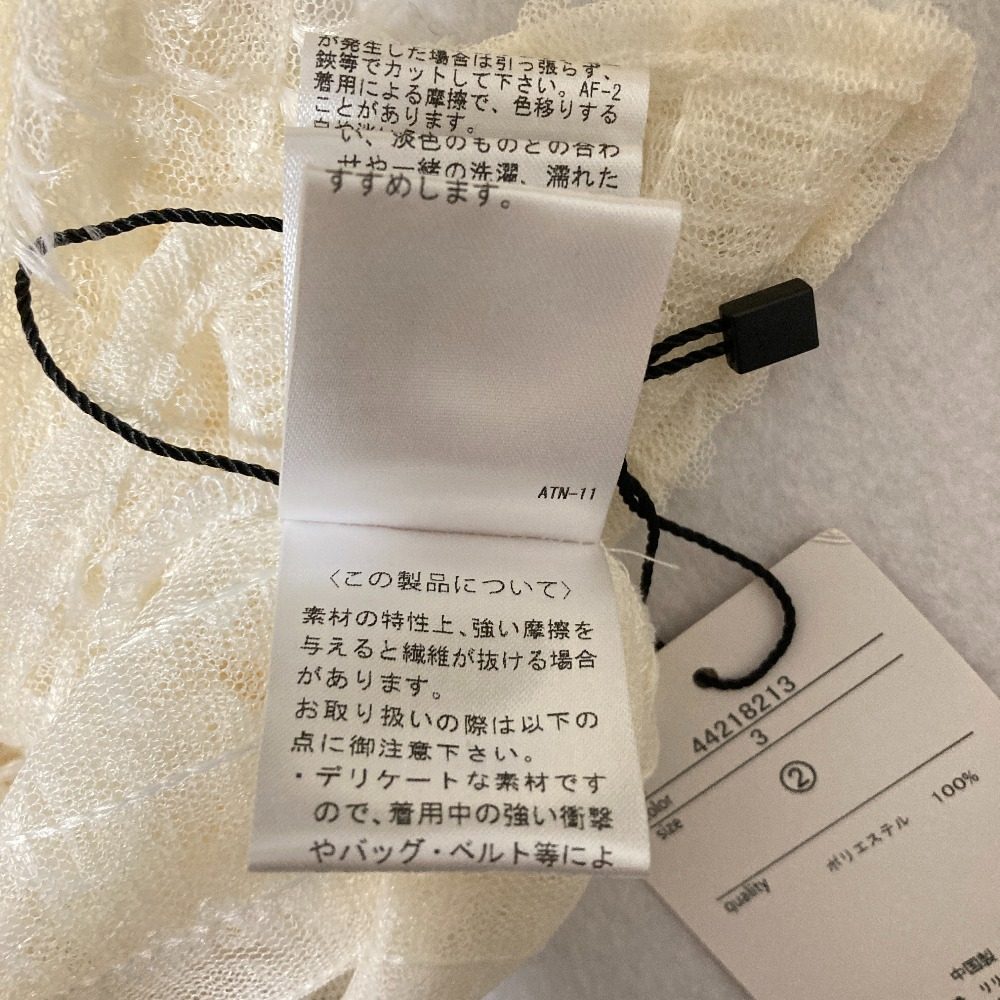 リリアンカラット レースアップシアーブラウス