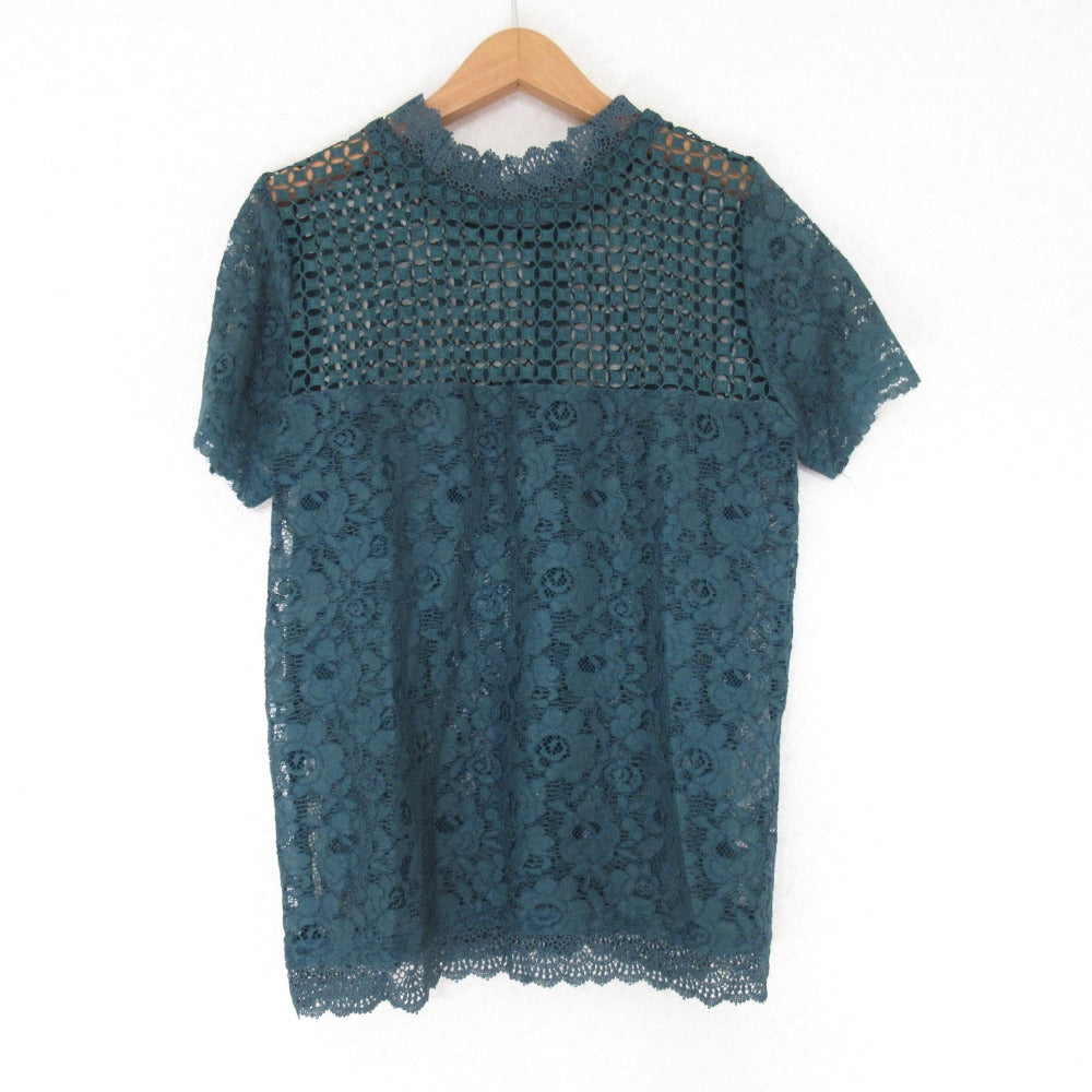 ユナイテッドトウキョウ レース刺繍ブラウス