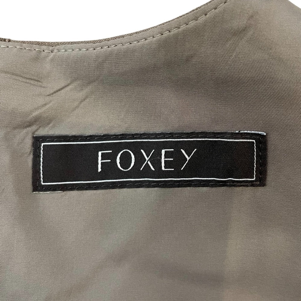 FOXEY ウール ノースリーブ ドレス