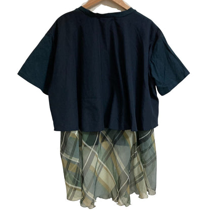 マルシャルテル シアーチェックドッキングTシャツ