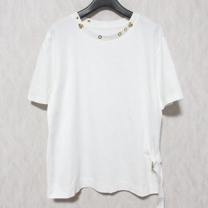 銀座マギー ハトメデザイン ショートスリーブTシャツ