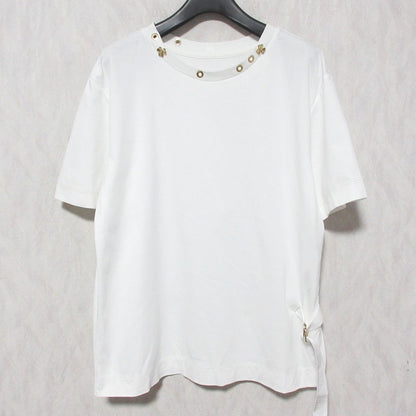 銀座マギー ハトメデザイン ショートスリーブTシャツ
