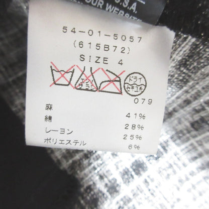 ANNA SUI ラメ ツイード リネン ドレス