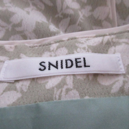 snidel プリント ドレス