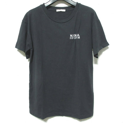 ニナリッチ ロゴ刺繍コットンTシャツ