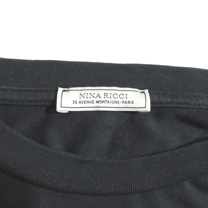 ニナリッチ ロゴ刺繍コットンTシャツ