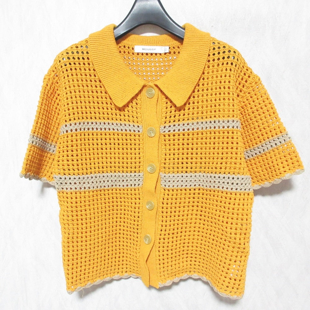 MOUSSY ストライプ クロシェ セットアップ