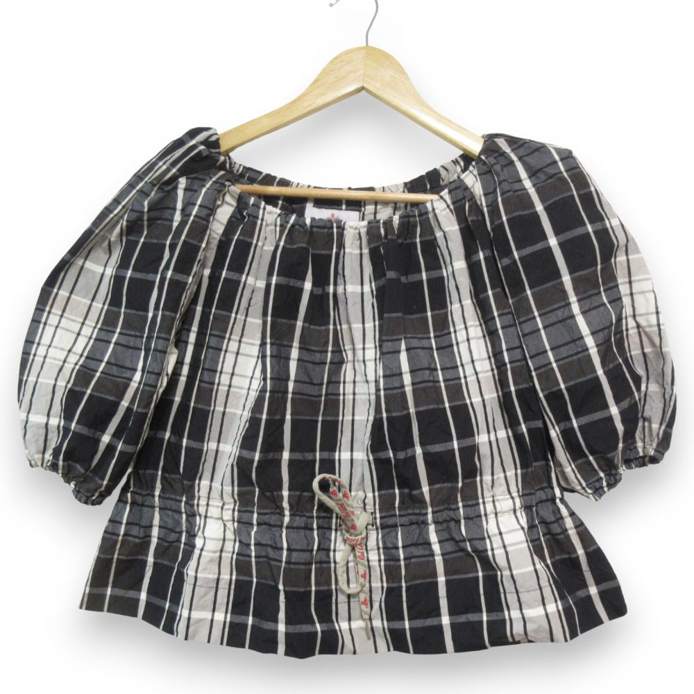 ヴィヴィアン ウエストウッド レッド レーベル コットン シルク タータン トップ