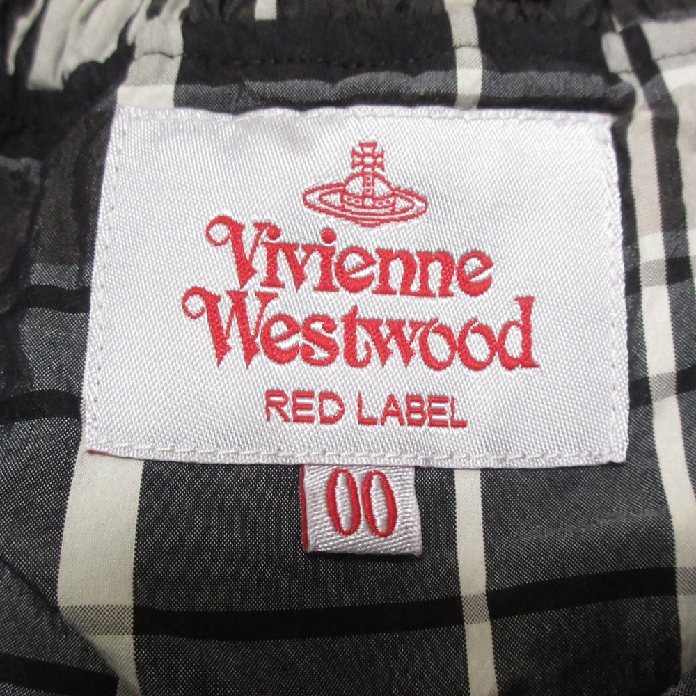 ヴィヴィアン ウエストウッド レッド レーベル コットン シルク タータン トップ
