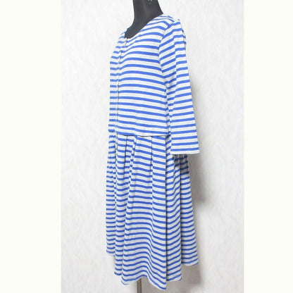 LOISIR ストライプ コットン ドレス