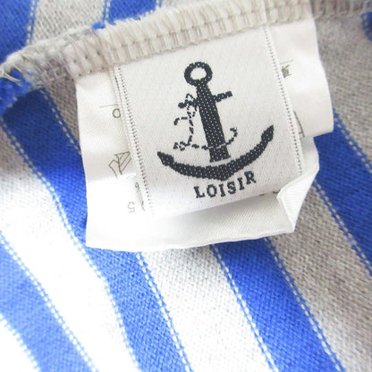 LOISIR ストライプ コットン ドレス