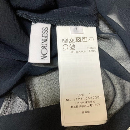NOUNLESS エアリー シアー ルーズ ドレス