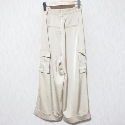 OLU. フラップ ポケット ワイド パンツ